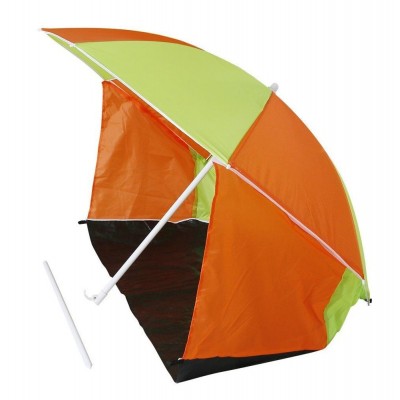 Factory price wholesale fashionable fishing nylon beach umbrellas with sides