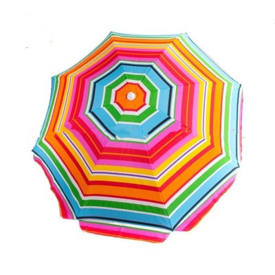 New arrival fashionable standard size rainbow beach umbrella